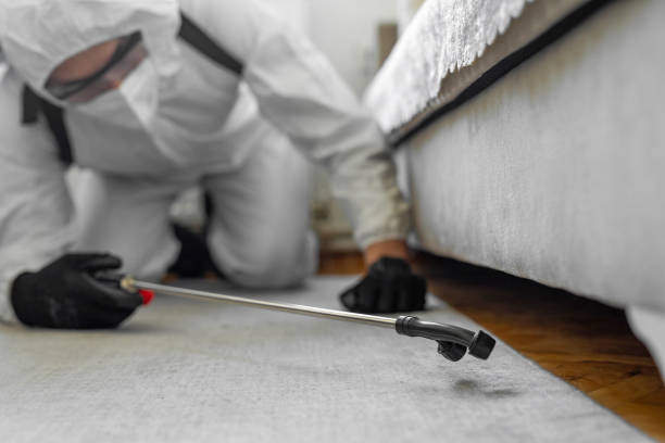 Professional Mosquito Control technician working in Delta County County, TX